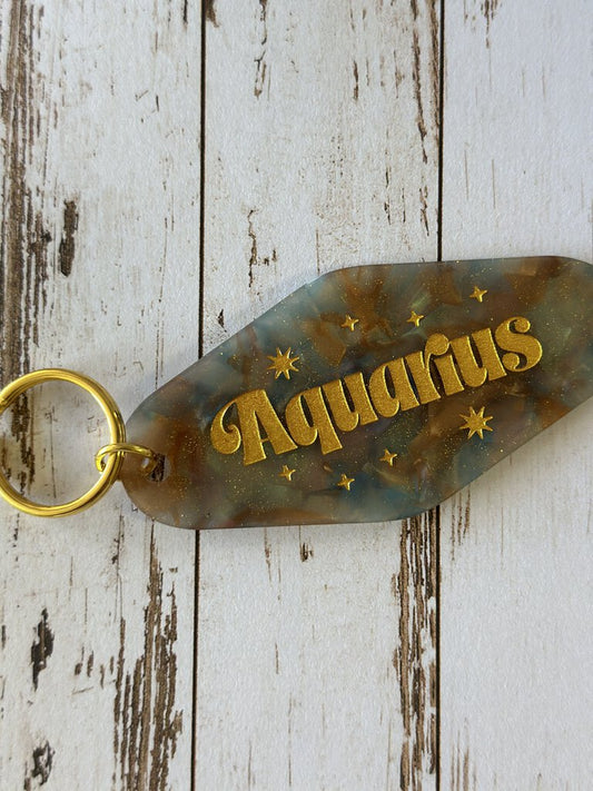 Aquarius Key Chain