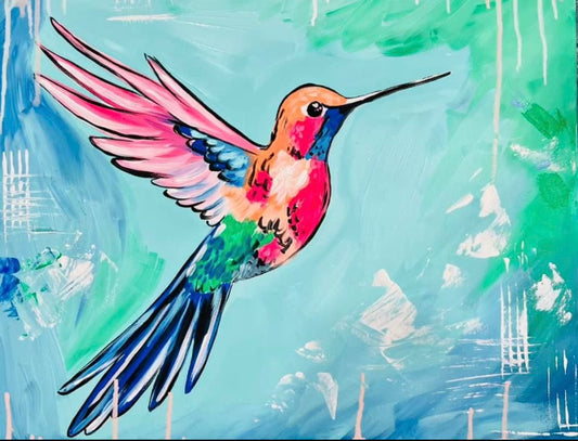 Art Bar: 5/18 Andrea Manciet Art Hummingbird Paint Night!