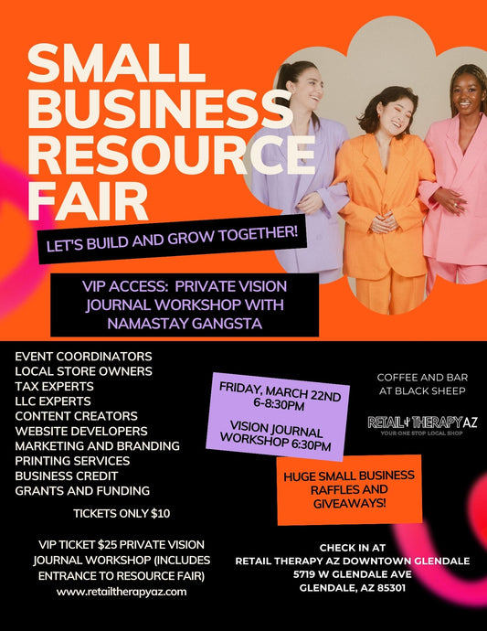 Small Business Resource Fair and Vision Journal Workshop
